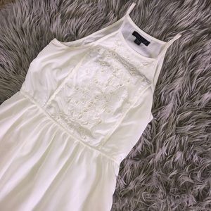 Kendall & Kylie white high neck dress
